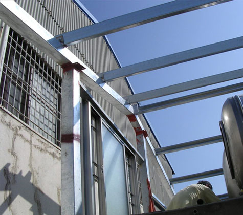 鐵架施工/天窗架設